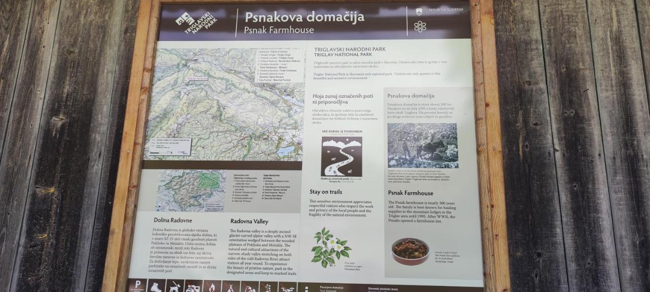 Apartamento Turisticna Kmetija Psnak Mojstrana Exterior foto