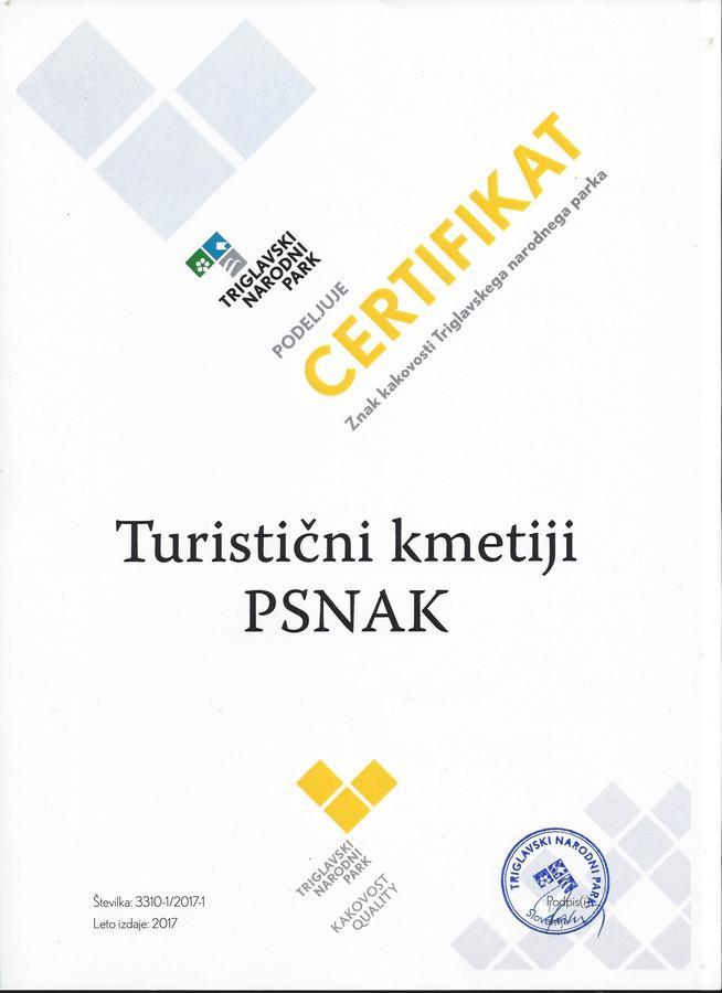 Apartamento Turisticna Kmetija Psnak Mojstrana Exterior foto